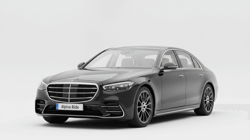 Mercedes Classe S chauffeur privé Courchevel - Berline luxe transfert VIP