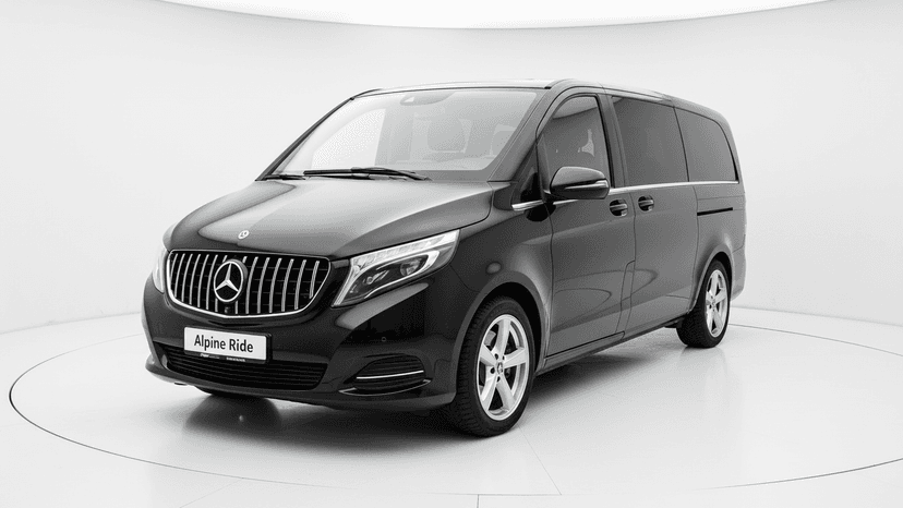 Mercedes Classe V chauffeur privé Courchevel - Transport groupe famille ski